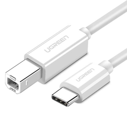 UGREEN US241 CB, USB 2.0 kábel nyomtatóhoz, 1m, fehér (40560)