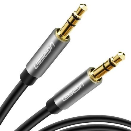 UGREEN AV119 AUX jack kábel, 3.5mm 5m, fekete (10737)