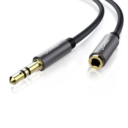 UGREEN AV118 AUX jack audio hosszabbító kábel 3.5 mm 1.5m fekete (10593)