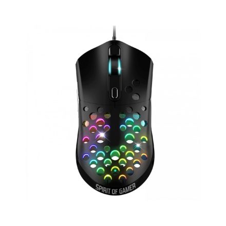 Spirit Of Gamer ELITE-M80 optikai Gaming egér fekete (S-EM80)