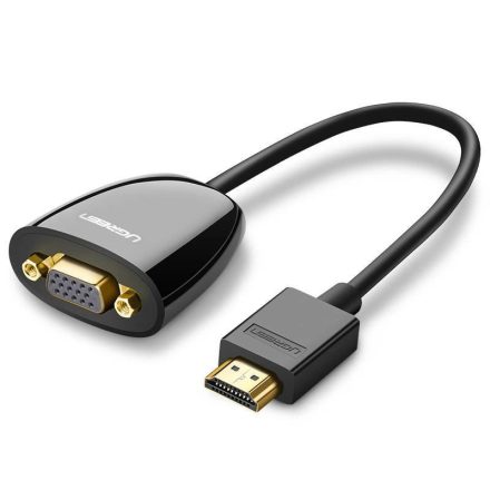UGREEN MM105 HDMI-VGA adapter, fekete (40253)
