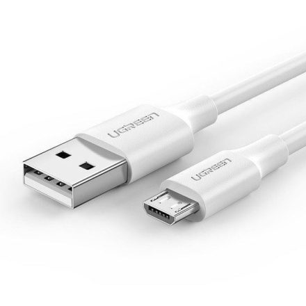 UGREEN USB-A - USB micro  kábel 0.5m fehér (60140)