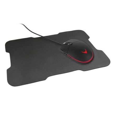 OMEGA VSETMPX5 optikai gamer egér + egérpad fekete