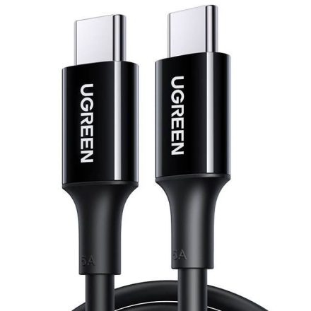 UGREEN US300 USB-C – USB-C kábel 100W, 5A, 1m, fekete (80371)