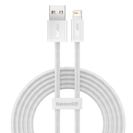 Baseus Dynamic USB- Lightning kábel, 2.4A, 1m, fehér (CALD000402)