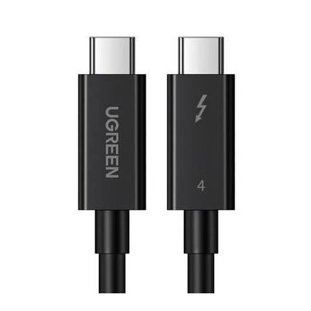 UGREEN US501 USB-C– USB-C kábel , Gen3, 100W, 4K, 0.8m, fekete (30389)