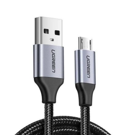 UGREEN US290 USB- mikro USB kábel, 3m, fekete (60403)