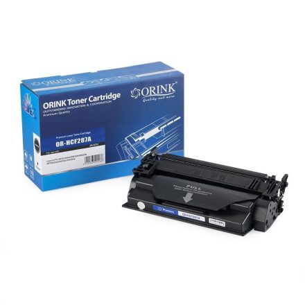 Orink utángyártott HP CF287A toner fekete (HPOCF287A)