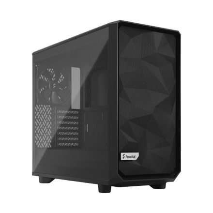 Fractal Design Meshify 2 Lite Black TG Light Tint táp nélküli ablakos ház fekete (FD-C-MEL2A-03)