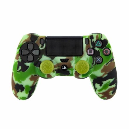 FR-TEC Woodland PS4 kontroller gumiborítás és analóg kupak terepmintás (FT0019)