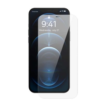 Baseus Tempered Glass iPhone 12/12 Pro kijelzővédő fólia, 0.3mm, átlátszó, 2db (SGBL060702)