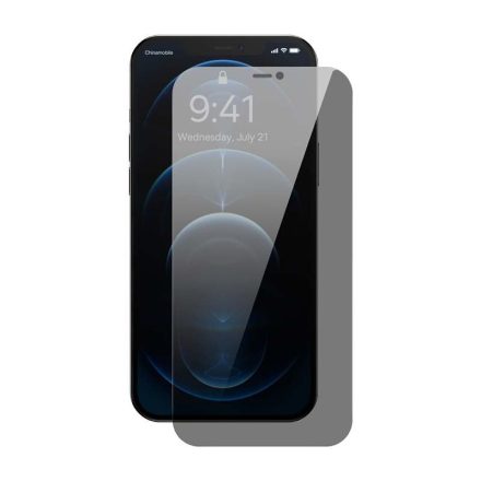 Baseus Tempered Glass iPhone 12/12 Pro kijelzővédő fólia, 0.3mm, 2db (SGBL060902)