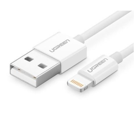 UGREEN USB-A - Lightning kábel 1m fehér (20728)