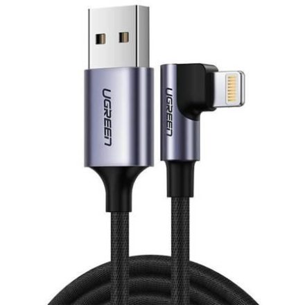 UGREEN US299 USB-A - Lightning kábel 1m fekete-szürke (60521)