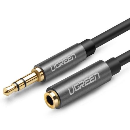 UGREEN AUX jack audio hosszabbító kábel, 3.5mm, 1m, szürke (10592)