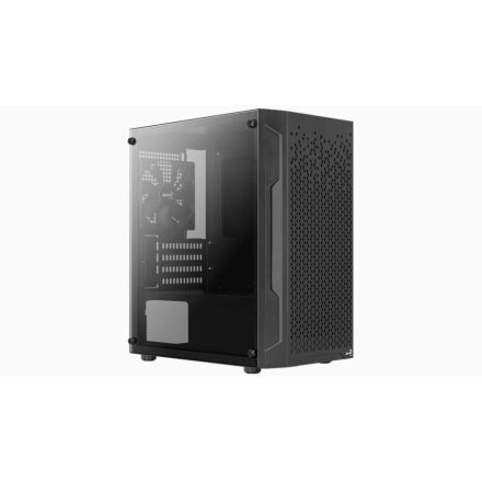 Aerocool Trinity Mini-G-BK-v1 táp nélküli ablakos Micro ATX ház fekete (ACCS-PV32013.11)