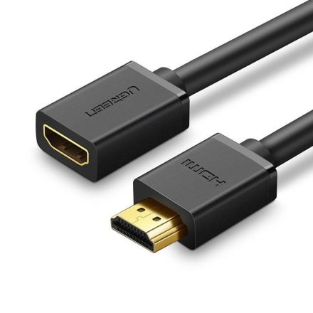 UGREEN HD107 HDMI hosszabbító kábel, anya-apa, FullHD, 3D, 0,5m fekete (10140)