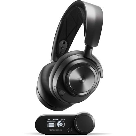 SteelSeries Arctis Nova Pro Wireless gaming headset fekete (61520)