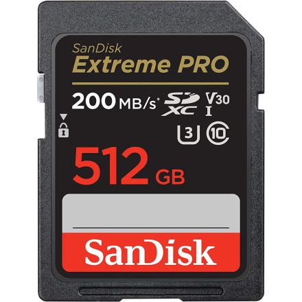 512GB Sandisk Extreme Pro SDHX UHS-I Class10 U3 V30 (SDSDXXD-512G-GN4IN / 121598)