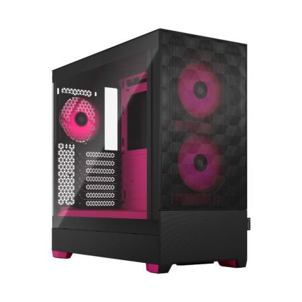 Fractal Design Pop Air táp nélküli ablakos ház RGB Magenta Core - fekete-rózsaszín (FD-C-POR1A-03)