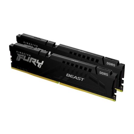 64GB 5200MHz DDR5 RAM Kingston Fury Beast Black CL40 (2x32GB) (KF552C40BBK2-64)