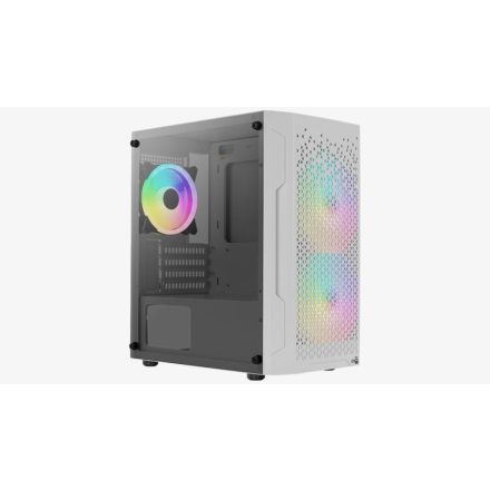 Aerocool Trinity Mini-G-WT-v3 táp nélküli ablakos Micro ATX ház fehér (ACCS-PV32133.21)