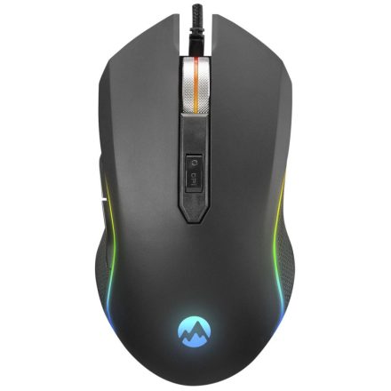 Everest SM-F09 TITANIO Gaming egér fekete (35403)