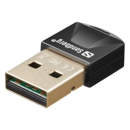 Sandberg USB Bluetooth 5.0 Dongle adapter fekete (134-34)