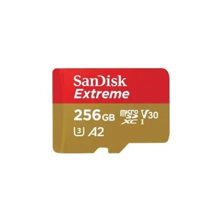 256GB Sandisk Extreme microSDXC UHS-I V30 (SDSQXAV-256G-GN6GN / 121584)