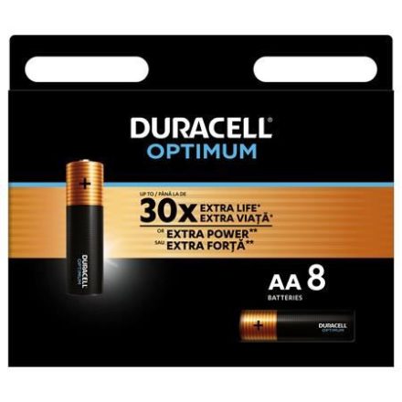 Duracell Optimum ceruzaelem AA 8db (10PP110017)