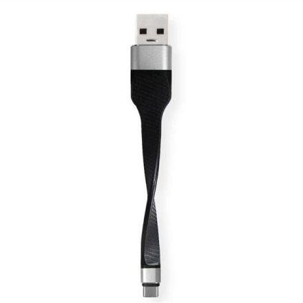 Roline USB Type-C - USB Type-A kábel 0,11m fekete (11.02.9014-10)