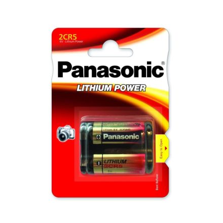 Panasonic 6V 2CR-5L/1BP Lítium fotóelem