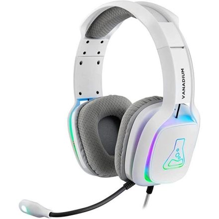 The G-Lab KORP VANADIUM gaming headset fehér