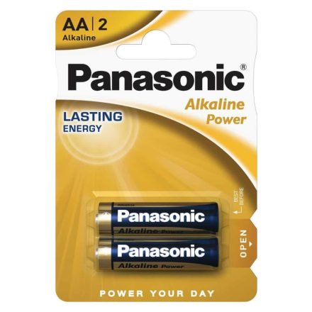 Panasonic 1.5V Alkáli AA ceruza elem Alkaline Power (2db / csomag) (LR6APB/2BP)