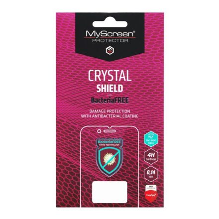 MYSCREEN CRYSTAL BacteriaFREE képernyővédő fólia (antibakteriális, 4H, NEM íves) ÁTLÁTSZÓ [Samsung Galaxy A03s (SM-A037F)]