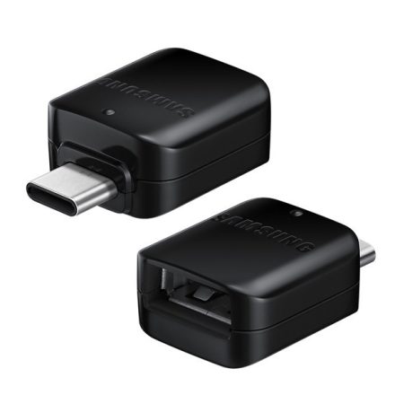 SAMSUNG adapter (USB - Type-C, adatátvitel, OTG) FEKETE (EE-UN930BBEG)