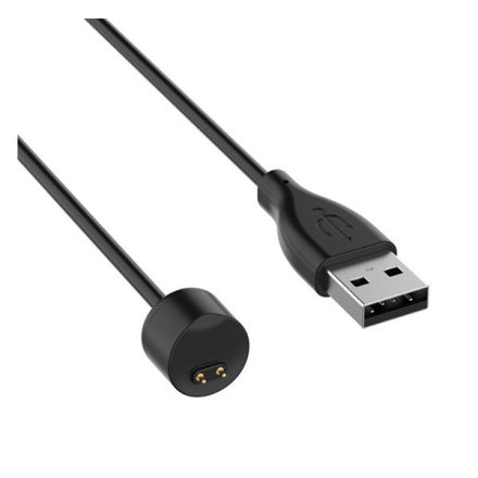 Töltőkábel USB (mágneses, 50cm) FEKETE