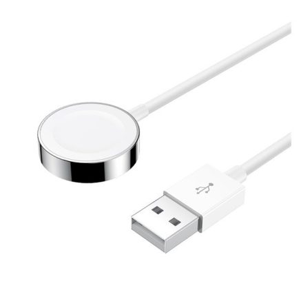 JOYROOM töltőkábel USB (gyorstöltés támogatás, mágneses, 120cm) FEHÉR (S-IW001)