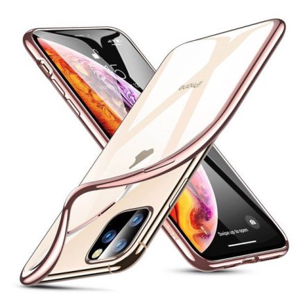 ESR ESSENTIAL CROWN szilikon telefonvédő (közepesen ütésálló) ROZÉARANY [Apple iPhone 11 Pro]