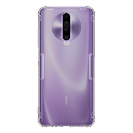 NILLKIN NATURE szilikon telefonvédő (közepesen ütésálló, légpárnás sarok, 0.6 mm, ultravékony) SZÜRKE [Xiaomi Redmi K30 / K30 5G]