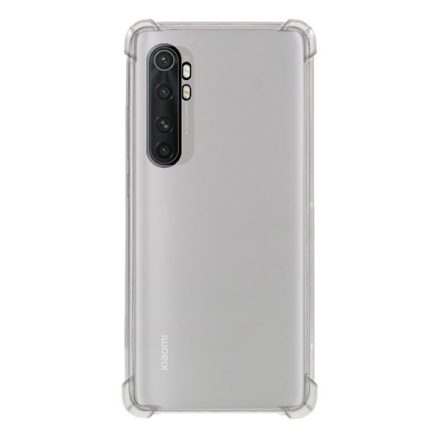 Szilikon telefonvédő (közepesen ütésálló, légpárnás sarok) ÁTLÁTSZÓ [Xiaomi Mi Note 10 Lite]