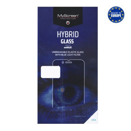 MYSCREEN HYBRIDGLASS képernyővédő üveg (flexibilis, kék fény elleni védelem, ultravékony, 0.15mm, 3H, NEM íves) ÁTLÁTSZÓ [Samsung Galaxy ...