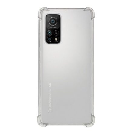 Szilikon telefonvédő (közepesen ütésálló, légpárnás sarok) ÁTLÁTSZÓ [Xiaomi Mi 10T Pro 5G]