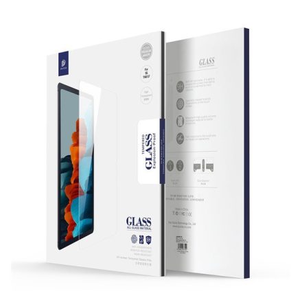 DUX DUCIS képernyővédő üveg (3D full cover, extra karcálló, 0.3mm, 9H) ÁTLÁTSZÓ [Samsung Galaxy Tab S8 LTE (SM-X706)]