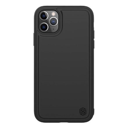 NILLKIN MAGIC PRO MAGNET CASE műanyag telefonvédő (közepesen ütésálló, vezeték nélküli töltés, fémlemez, matt) FEKETE [Apple iPhone 11 ...