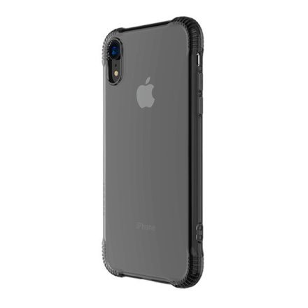 HOCO ARMOR szilikon telefonvédő (közepesen ütésálló, légpárnás sarok, átlátszó hátlap) SZÜRKE [Apple iPhone XR 6.1]