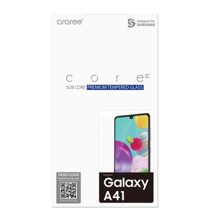 Designed for SAMSUNG képernyővédő üveg (karcálló, 0.33mm, 9H, NEM íves) ÁTLÁTSZÓ [Samsung Galaxy A41 (SM-A415F)]