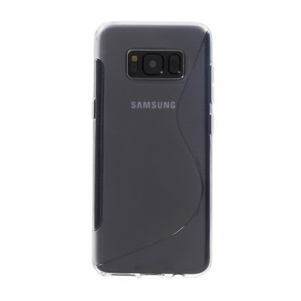 Szilikon telefonvédő (S-line) ÁTLÁTSZÓ [Samsung Galaxy S8 Plus (SM-G955)]