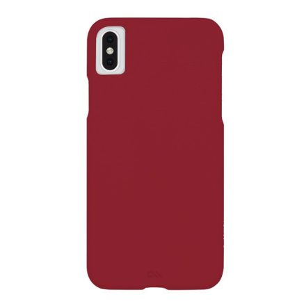 CASE-MATE BARELY THERE műanyag telefonvédő (ultrakönnyű) BORDÓ [Apple iPhone XS 5.8]