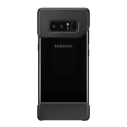 SAMSUNG műanyag telefonvédő (2 részes) FEKETE [Samsung Galaxy Note 8 (SM-N950F)]